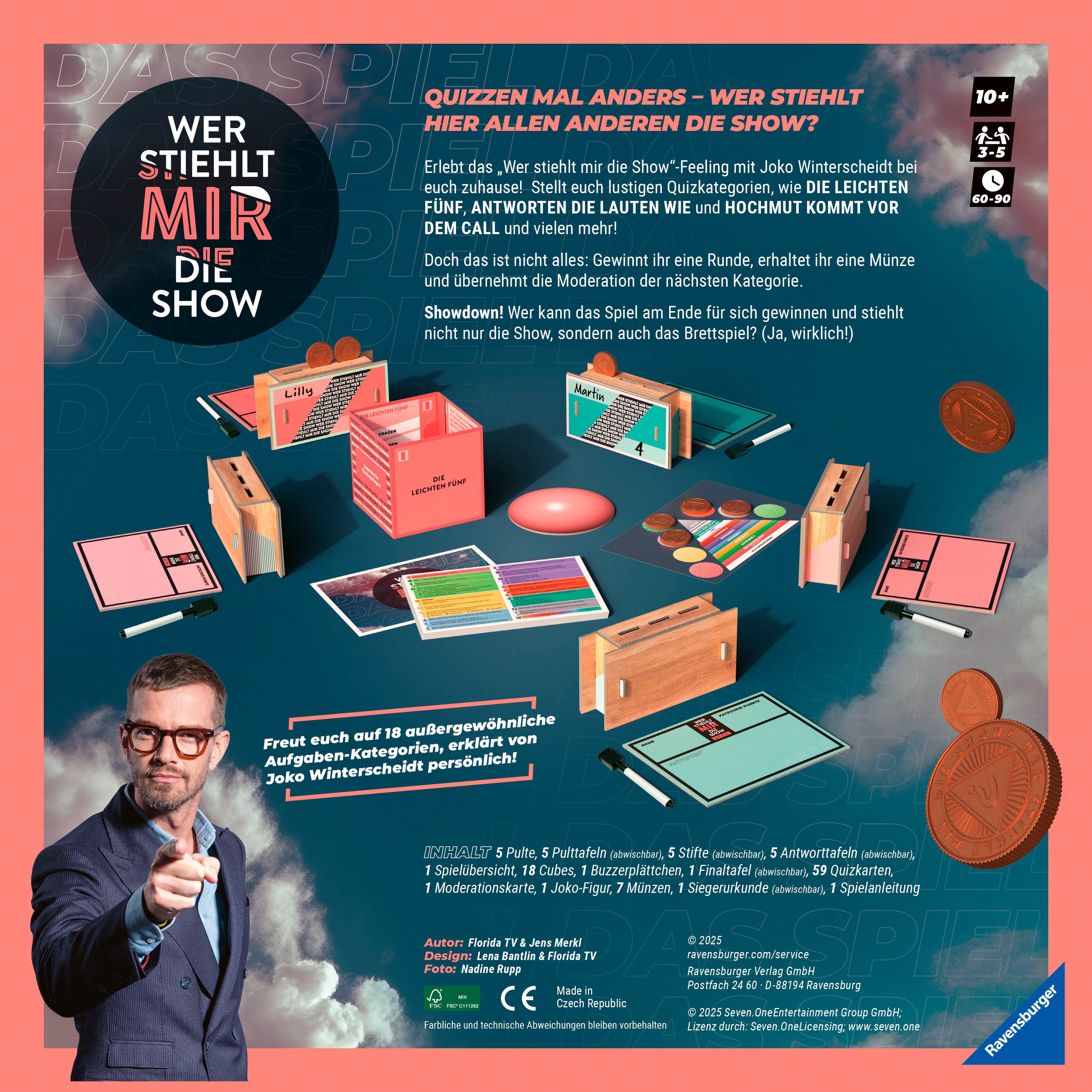 Ravensburger Spiel Wer stiehlt mir die Show?, Gesellschaftsspiel, Made in Europe