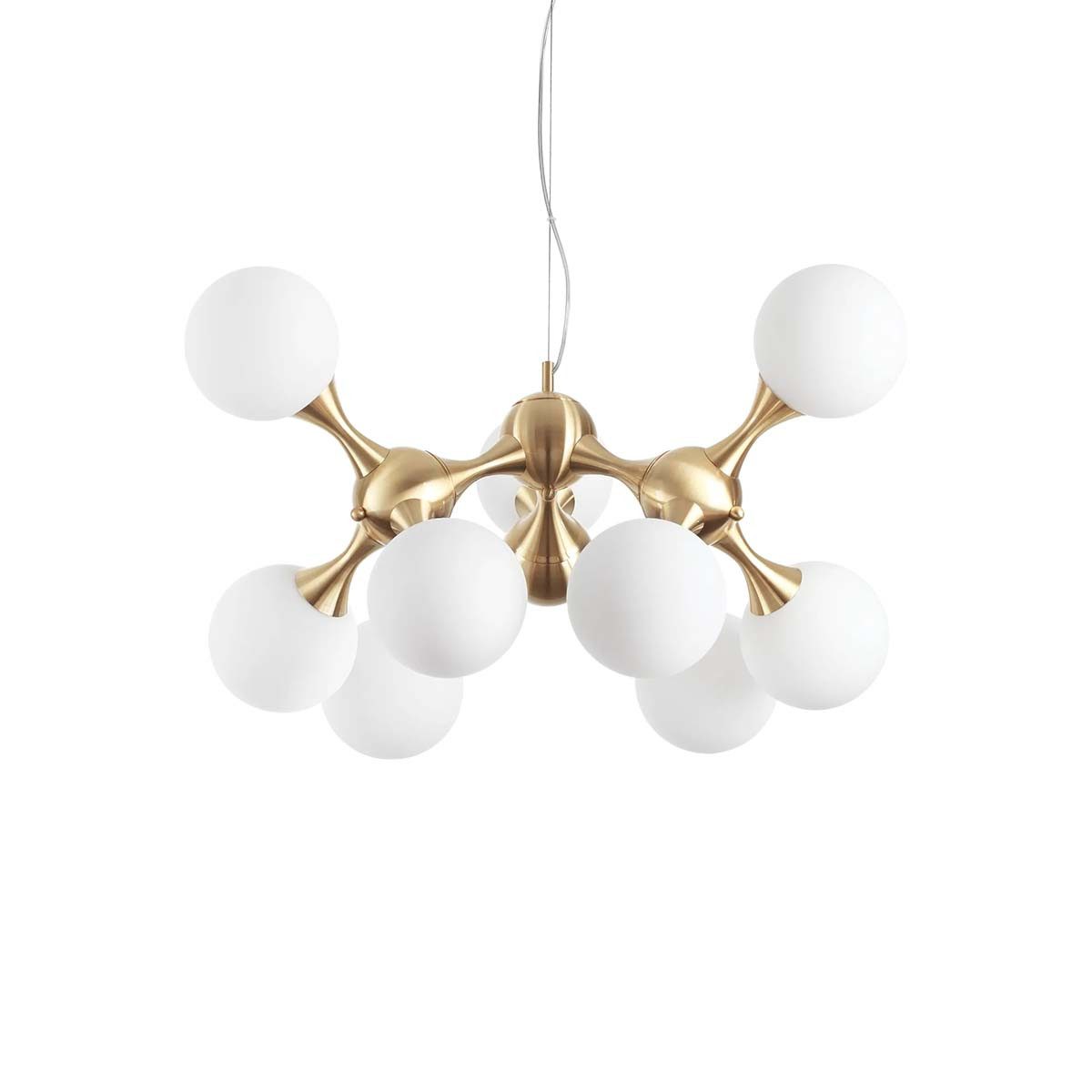 Ideal Lux Hängeleuchten Nodi SP9 Pendelleuchte, LED wechselbar, Hängeleuchte