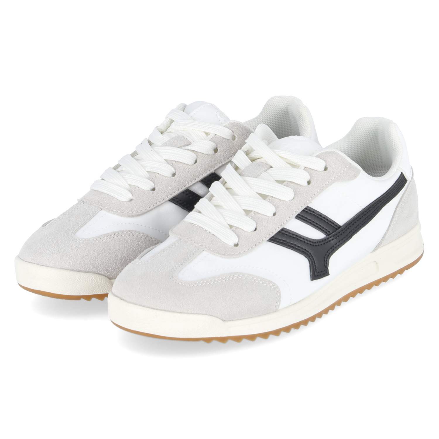 Palado Palado 6FF1310101 1100 Damen Synthetik, Leder & Textil weiss Schnürschuh