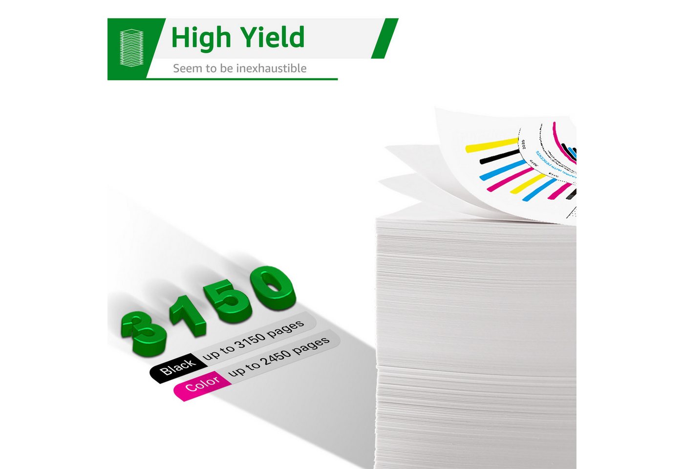 Thumbnail - Greensky Tonerpatrone für HP 207A 207 X Color Laserjet Pro MFP M283fdn, (4-St)