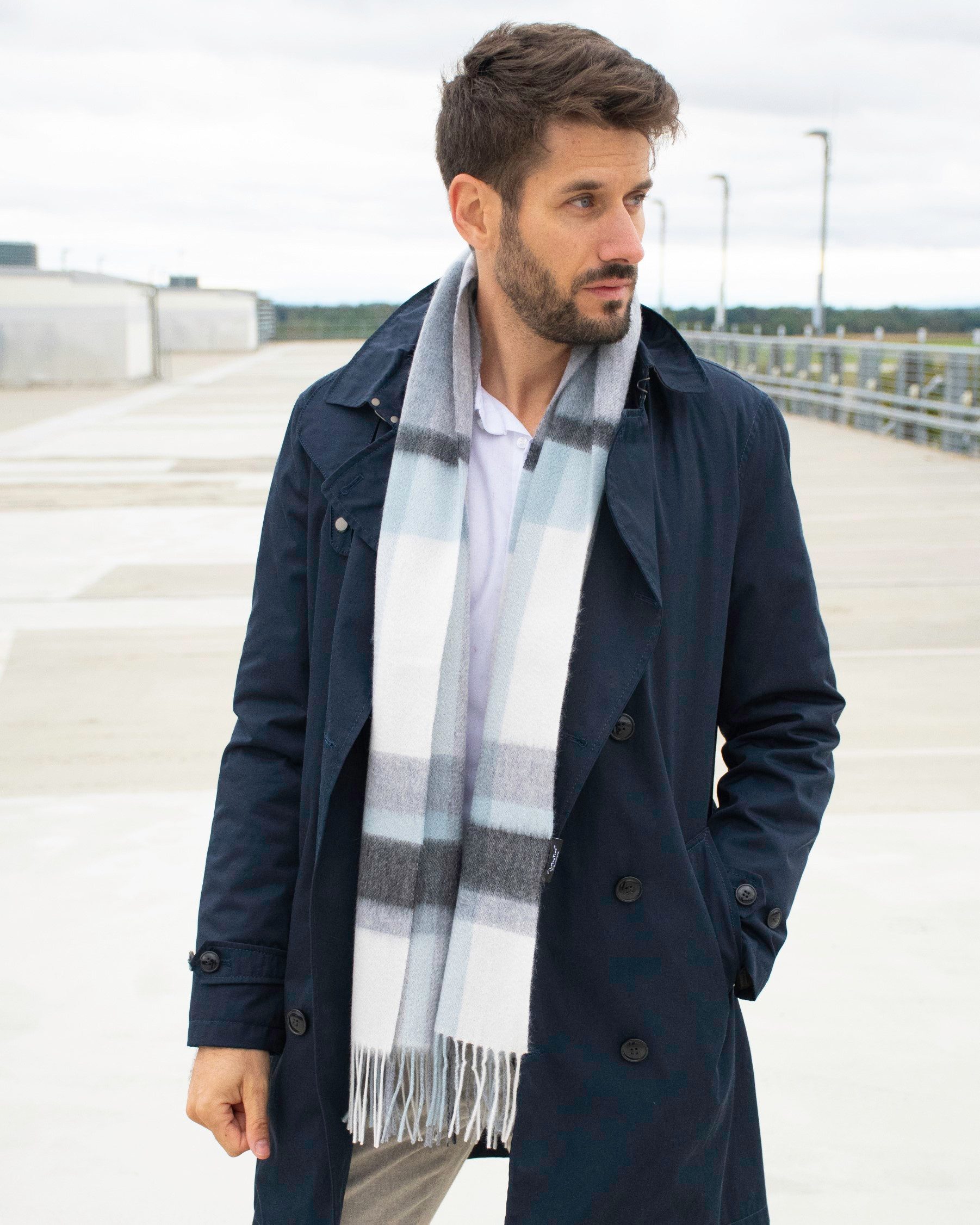 MayTree Kaschmirschal Unisex, 180 x 30cm, mit Fransen, gewebt Tartan versch günstig online kaufen