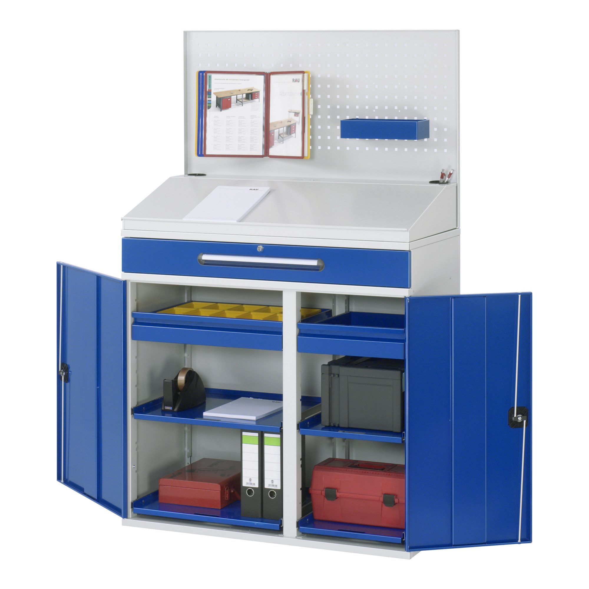 RAU Stehpult Rau Beistellschrank-Stehpult - Modell 04 BxTxH 1100x520x1110/1220/1770