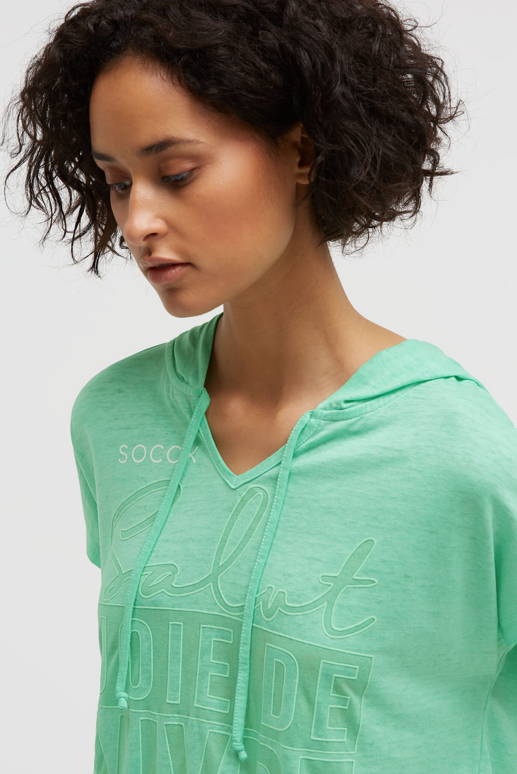 SOCCX Kapuzenshirt mit überschnittener Schulter – Bild 4 von 5