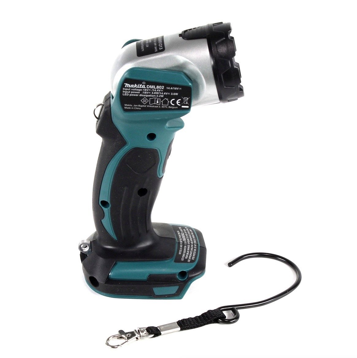 Makita Baustrahler DML 802 Z Akku Lampe für 14,4 und 18 V Akku Solo - ohne Akku, ohne La