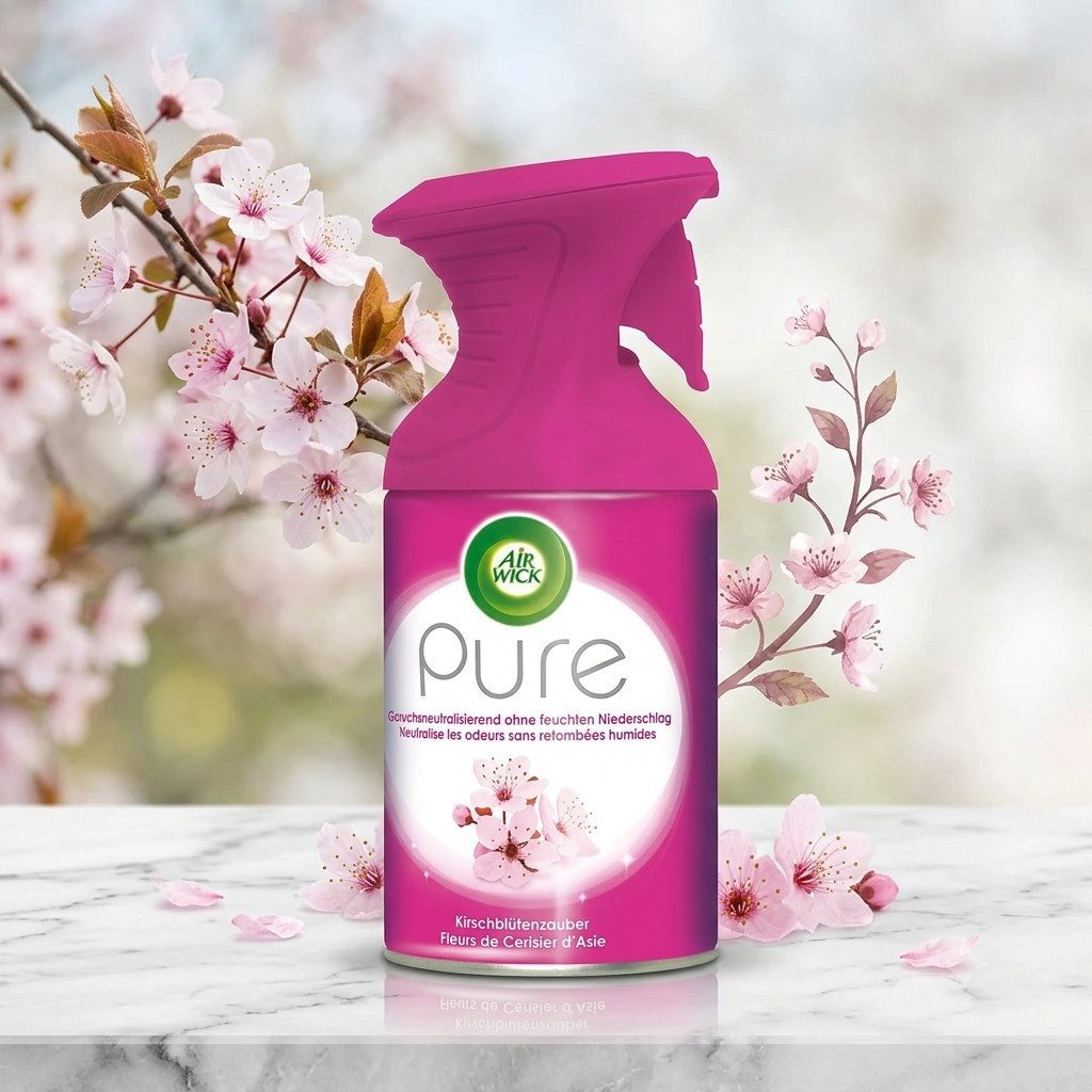 Air Wick Raumduft AIR WICK Pure Duftspray Kirschblütenzauber - 250ml