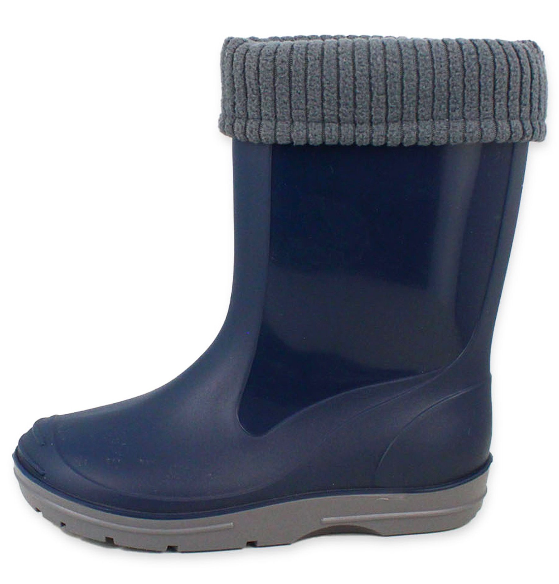 Beck Regenstiefel Basic mit Warmfutter herausnehmbar, Gummistiefel (für Mädchen und Jungen, für warme Füße bei Nässe und Kälte) im Herbst kaufen - im Frühjahr ohne Warmfutter weiter verwenden!!!