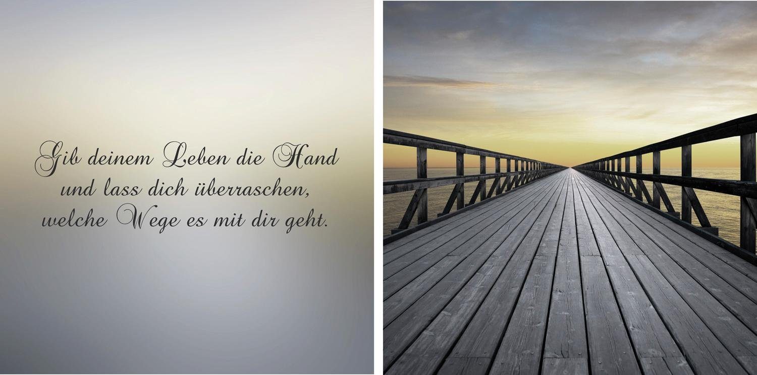 Leinwandbild Weg in die Zukunft