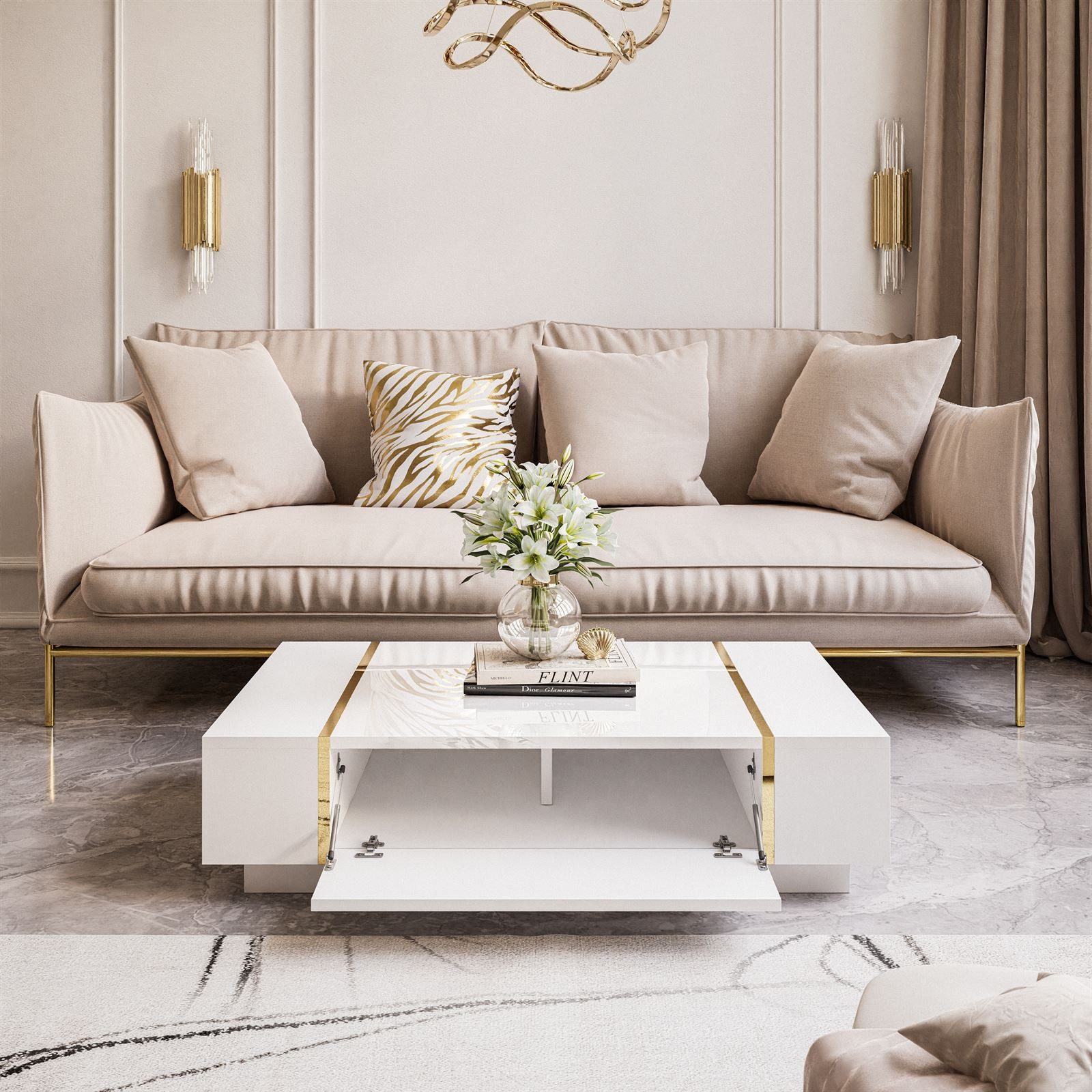 yourhouse24 Couchtisch ONYX Hochglanz günstig online kaufen