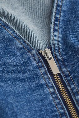 Next Jeansweste Jeanspullunder mit Reißverschluss (1-tlg)