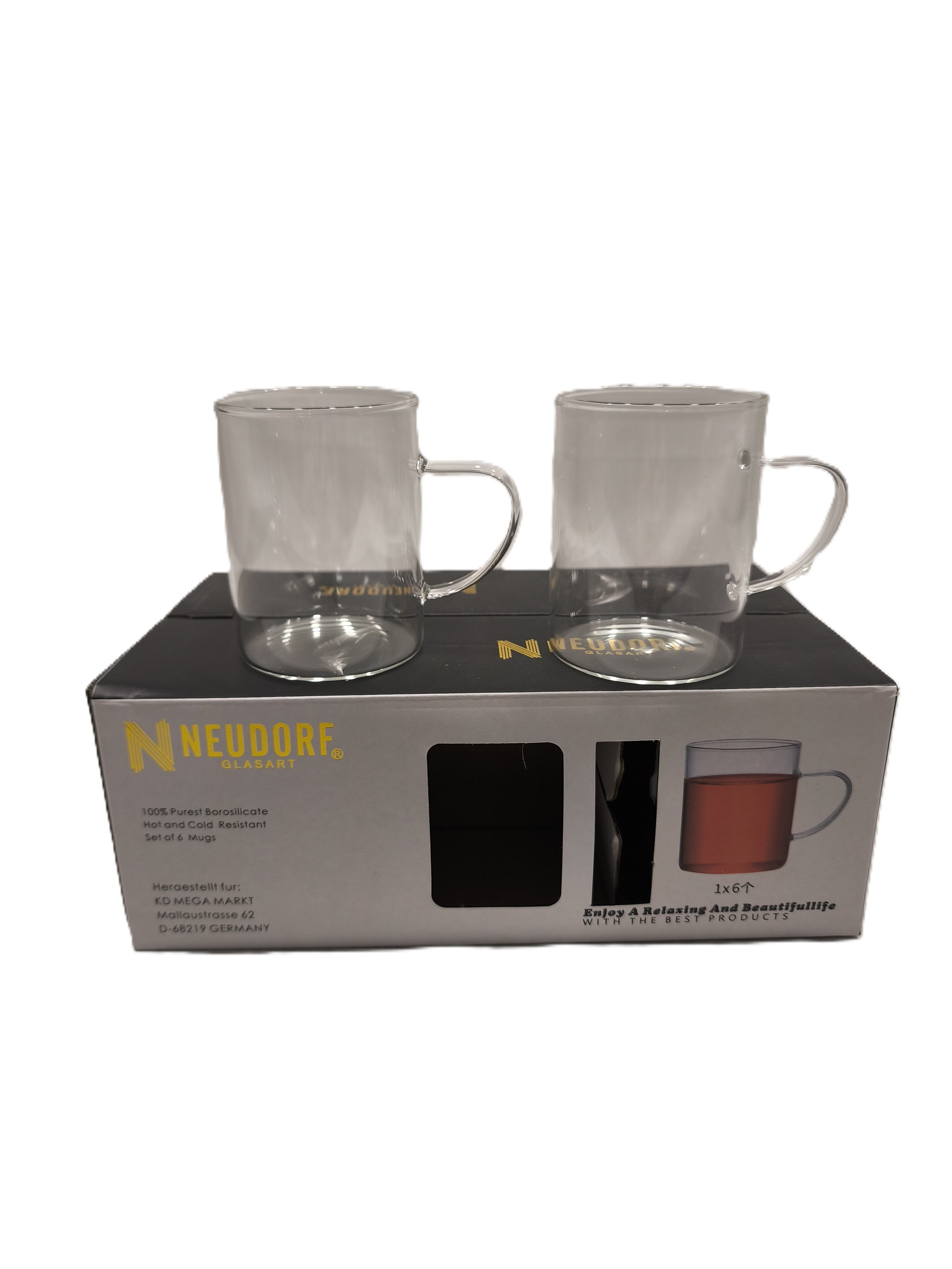Neudorf Teeglas Teegläser Set 6 Stück, 6-tlg.