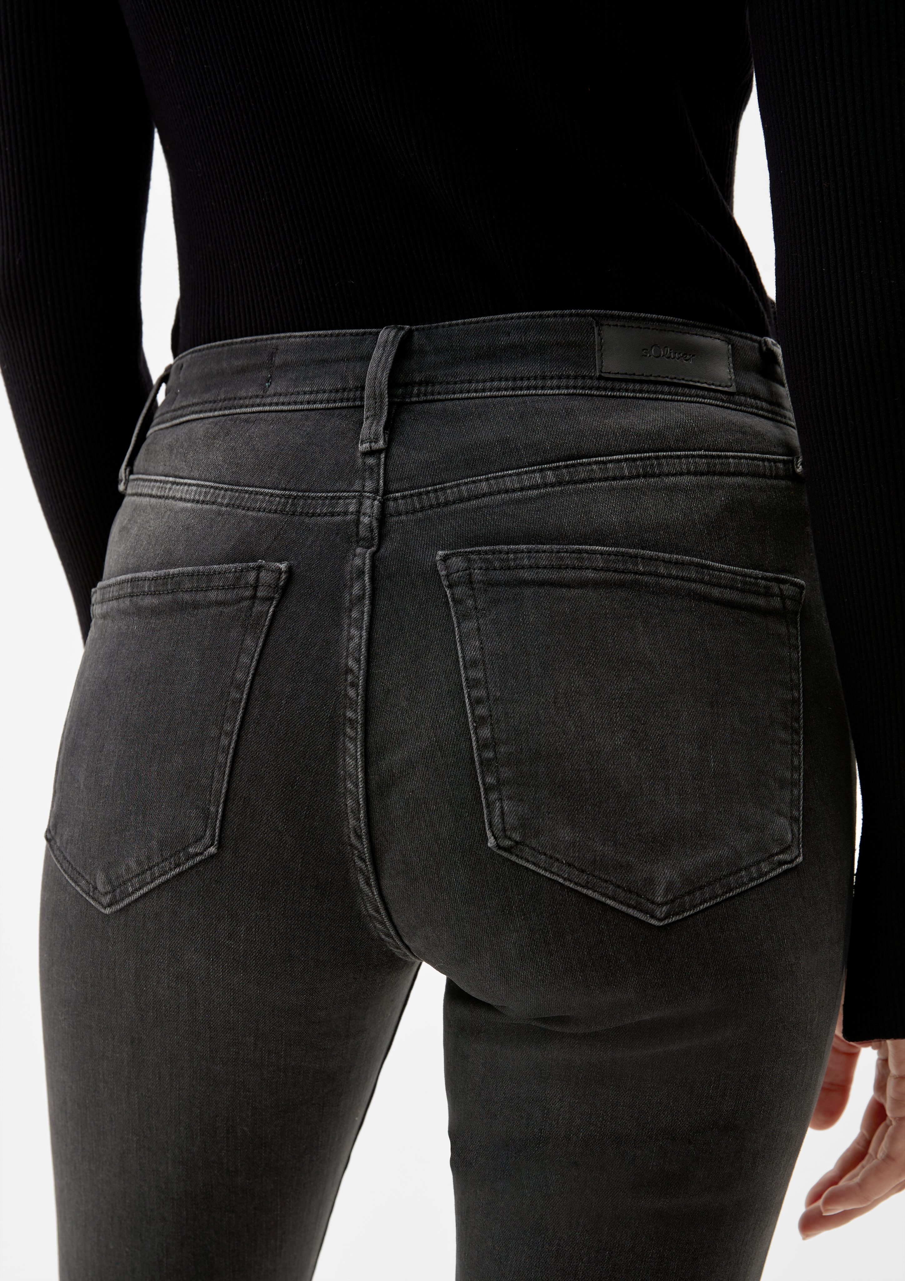 Jeans graphit Slim: Waschung Cropped s.Oliver 7/8-Jeans