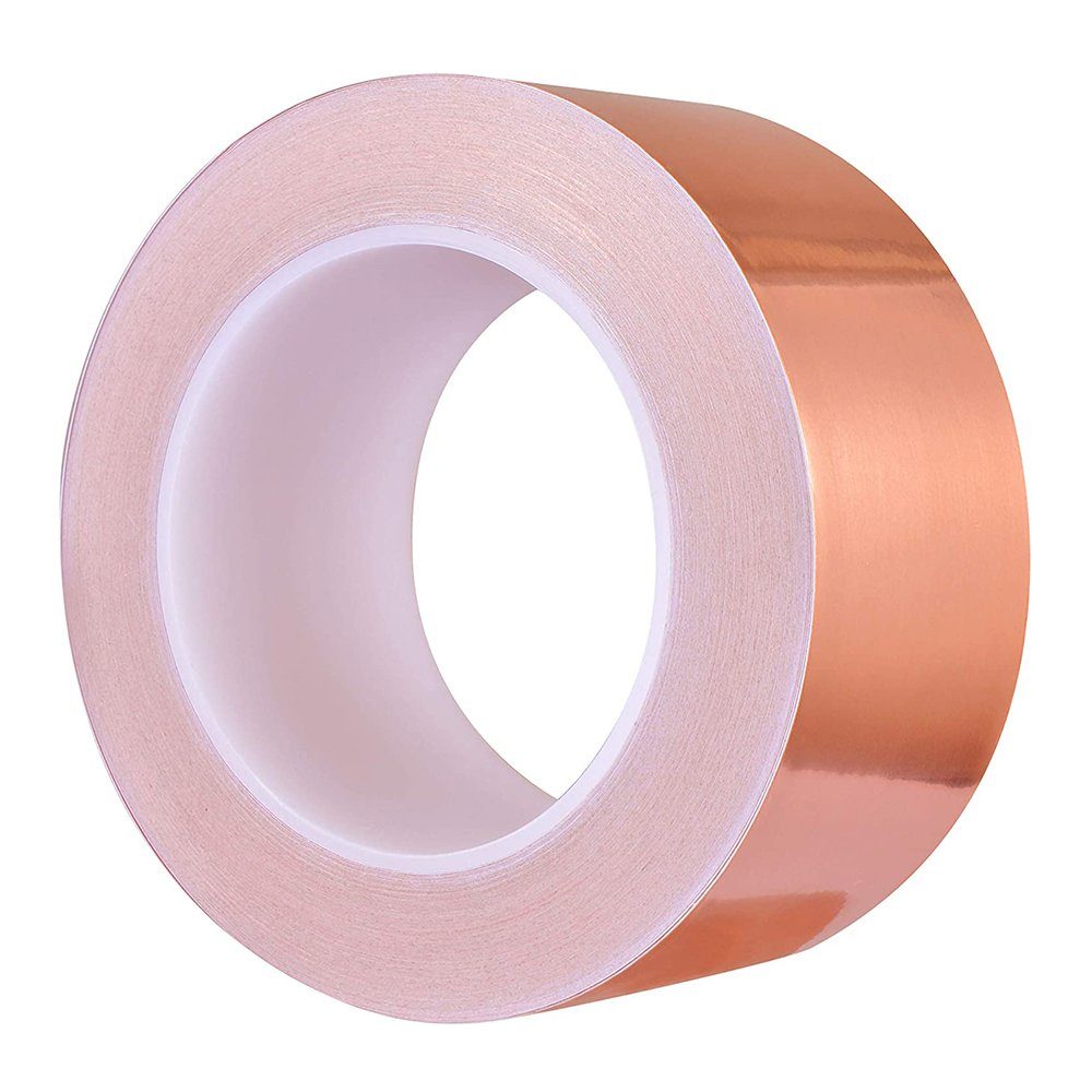 Kupferband Kupferband Gegen Schnecken 50mm x 20m, Selbstklebend EMI Abschirmband