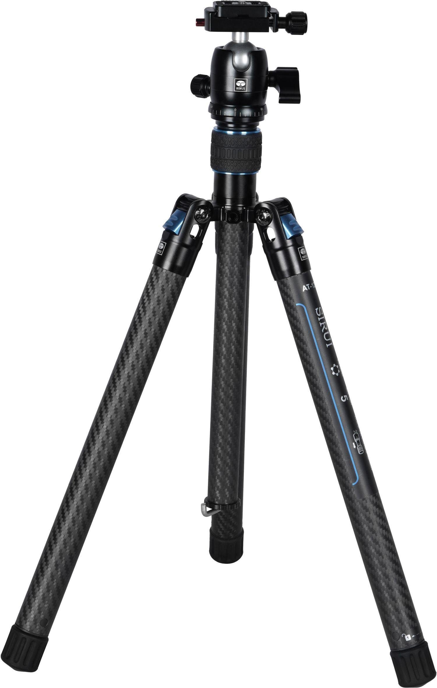 Traveler X-I AT-125 Carbon Reisestativ + Kopf B-00 Stativhalterung