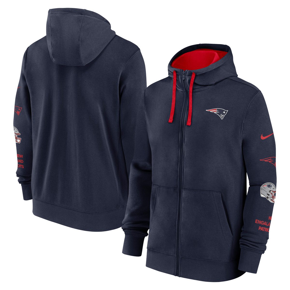 Nike Kapuzenpullover Nike Hoodie New England Patriots Nike Full-Zip Fleece