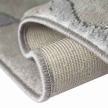 Teppich Teppich Skandinavischer Stil Wohnzimmerteppich Rauten Muster in Grau, Teppich-Traum, rechteckig, Höhe: 12 mm