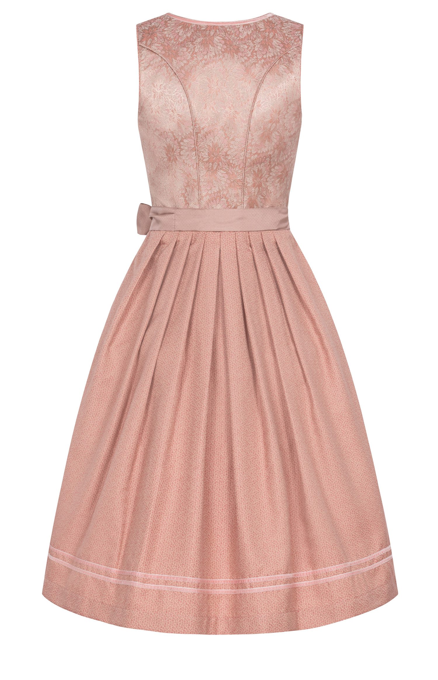 Nübler Trachtenkleid Mididirndl Gepa in Apricot günstig online kaufen