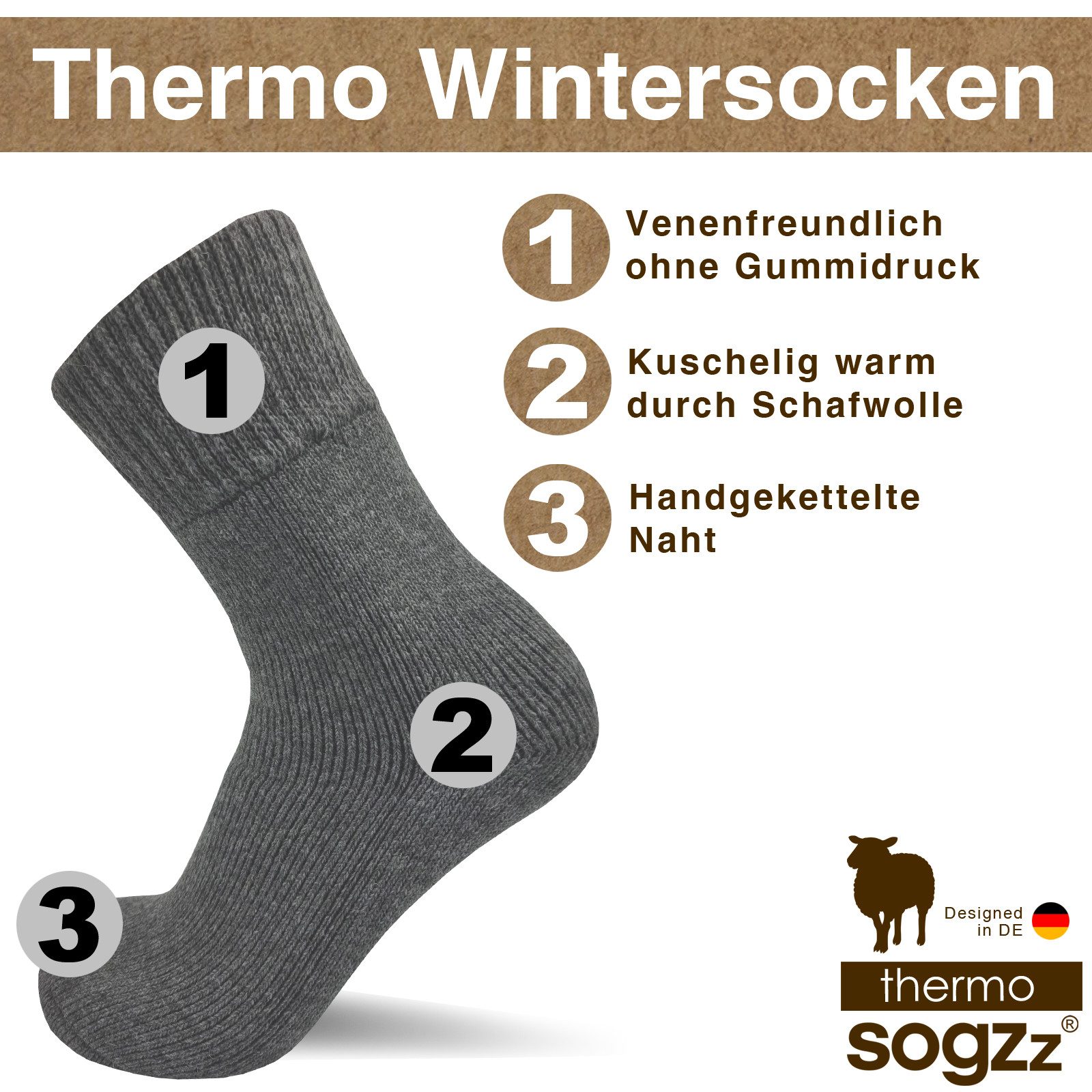 sogzz Thermosocken 2 Paar aus Premium günstig online kaufen