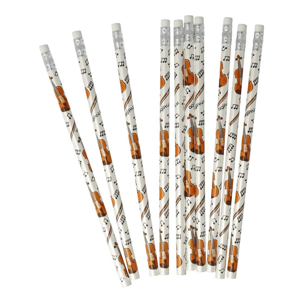 mugesh Bleistift Bleistift Geige (10-Stück-Packung)
