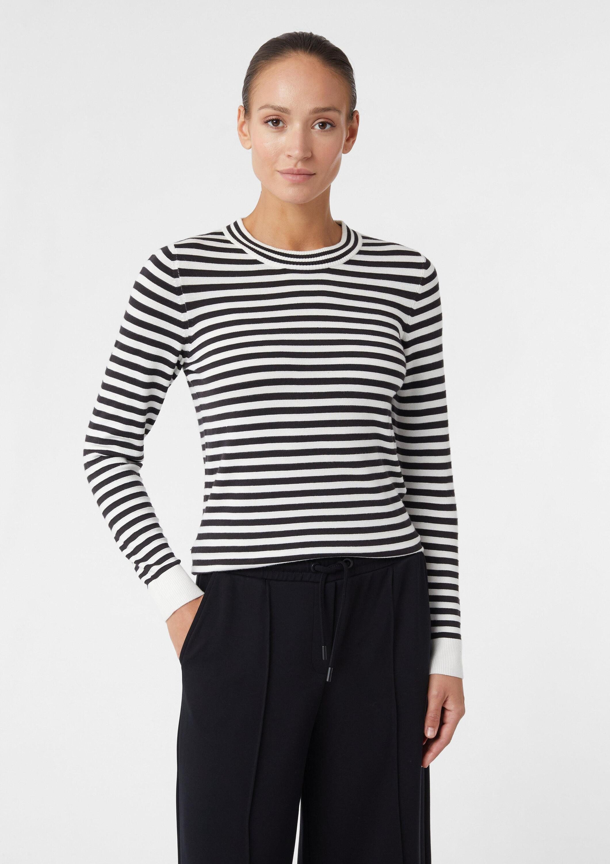 comma Longpullover Strickpullover (1-tlg) günstig online kaufen