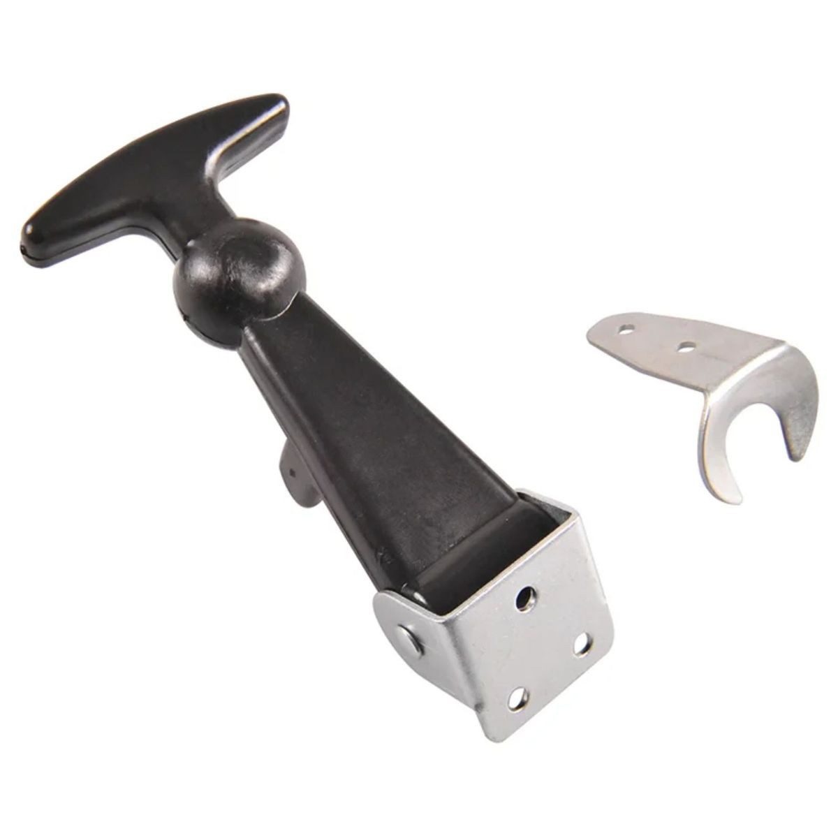 ProPlus Motorhalterung Spanngummi Schwarz ca. 12 cm Haubenhalter für Nutzfahrzeuge & Traktor (1-St), mit Scharnier