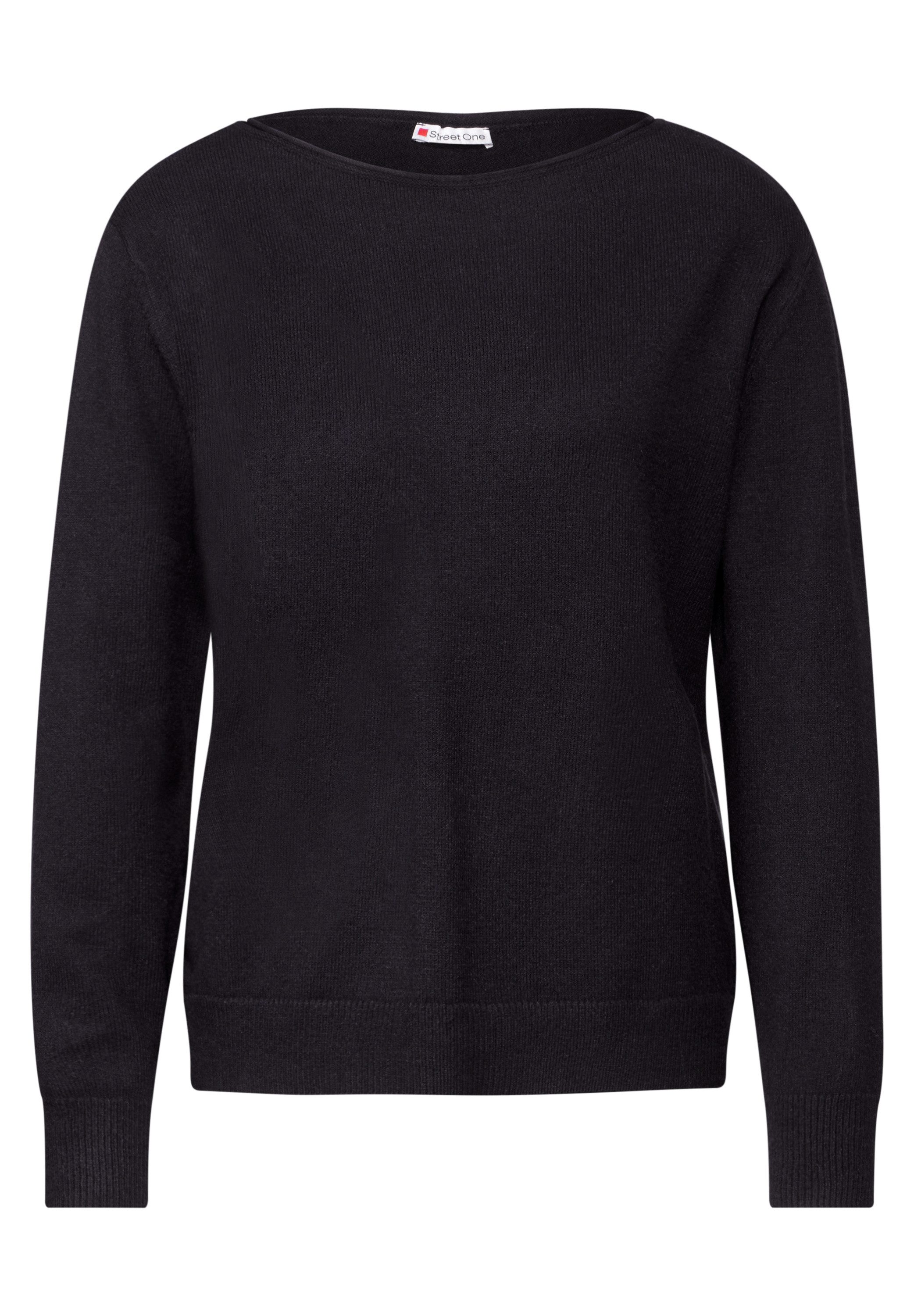 STREET ONE Strickpullover mit U-Boot-Ausschnitt