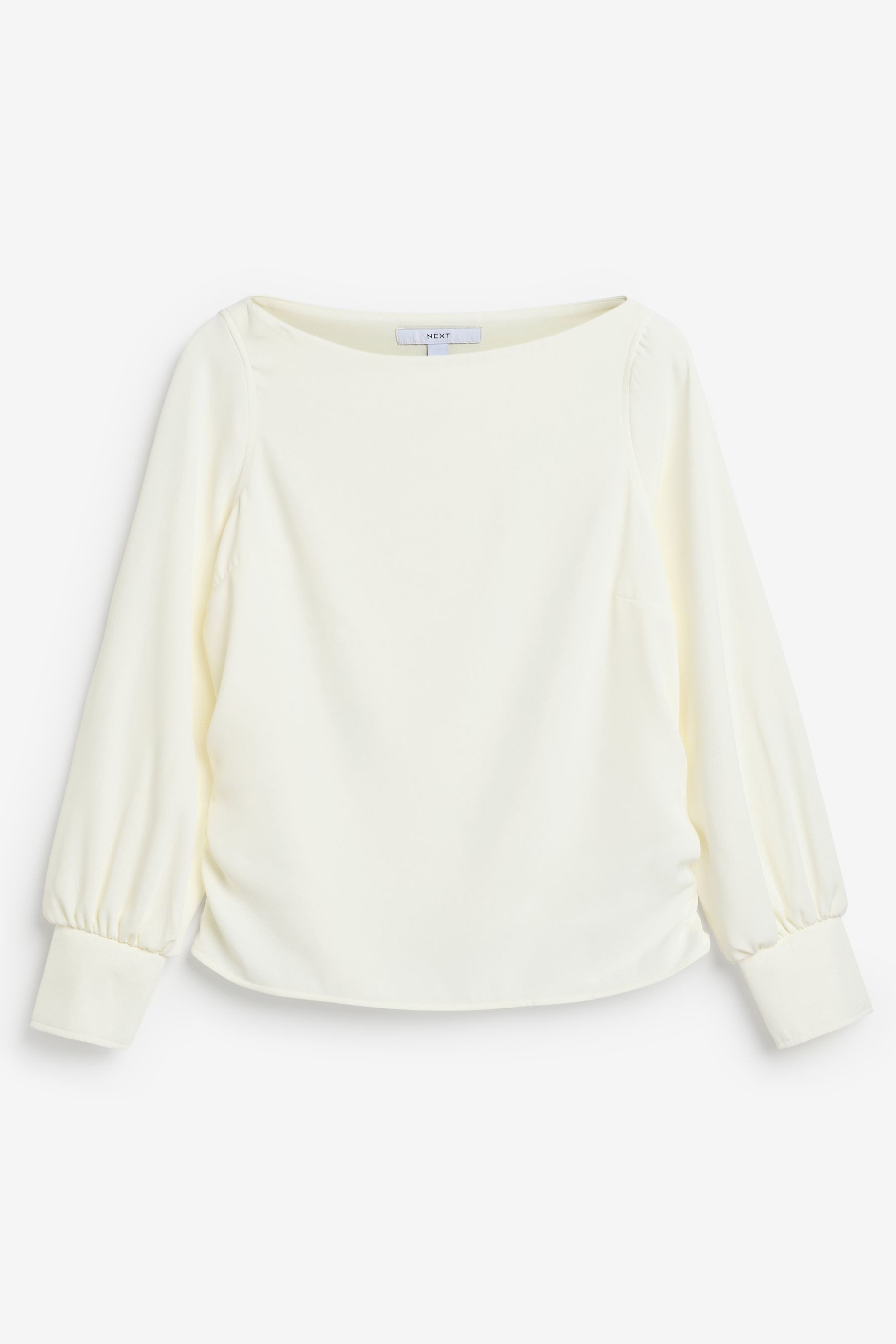 Next Blusenshirt Langärmelige Bluse mit gerafften günstig online kaufen