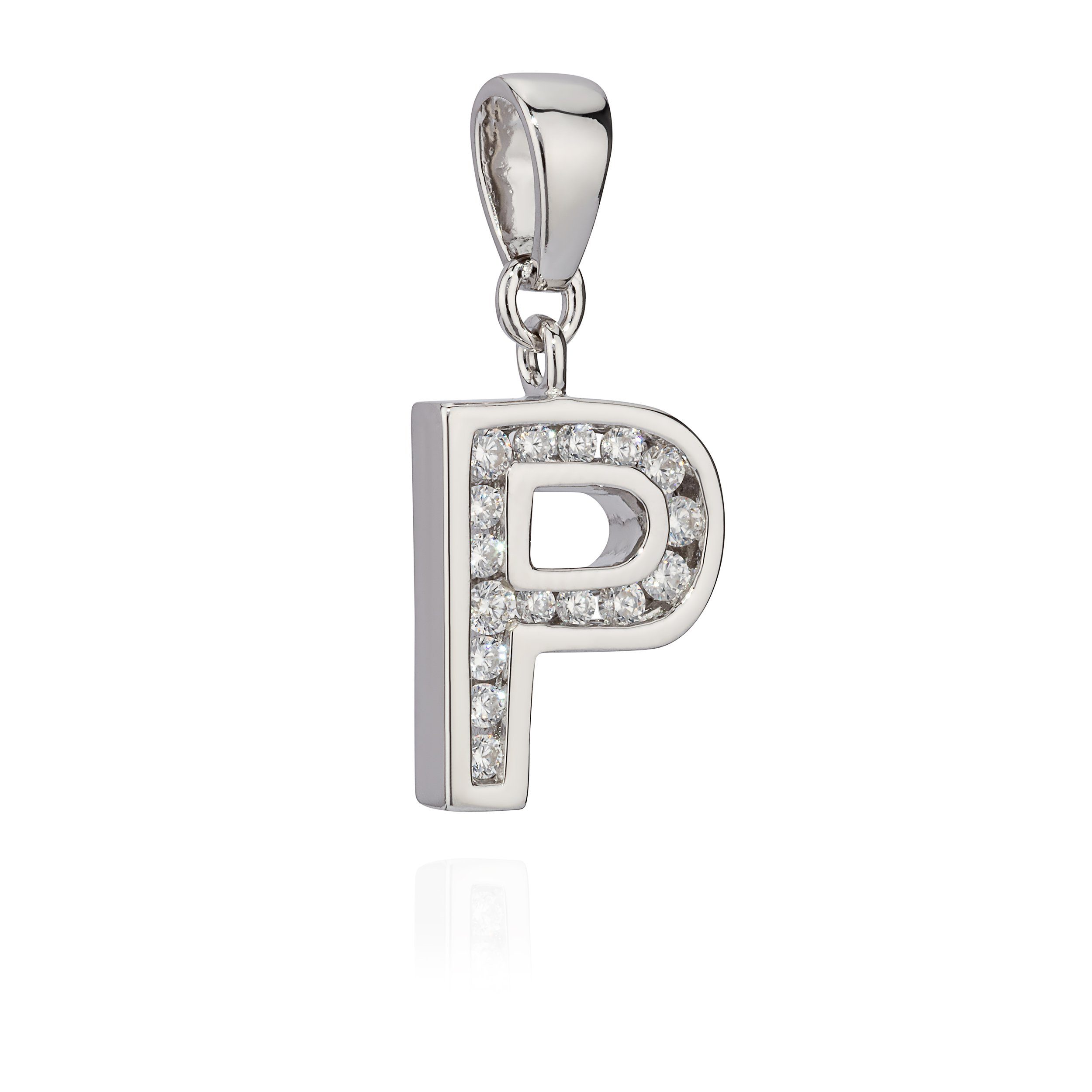 NKlaus Kettenanhänger 13x10mm Kettenanhänger Buchstabe P günstig online kaufen