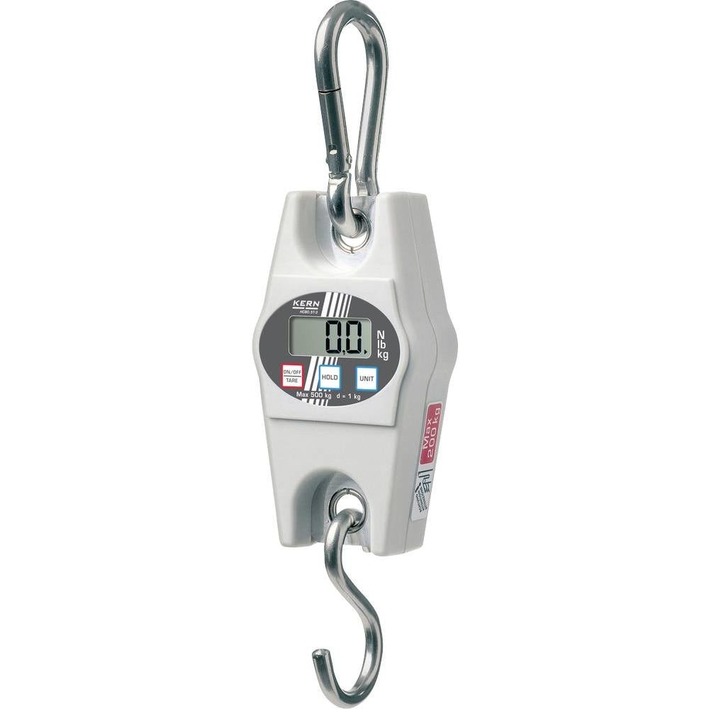 Kern Kofferwaage Hängewaage HCB 100K200, Kalibrierbar, Mit Haken, Mit Karabiner