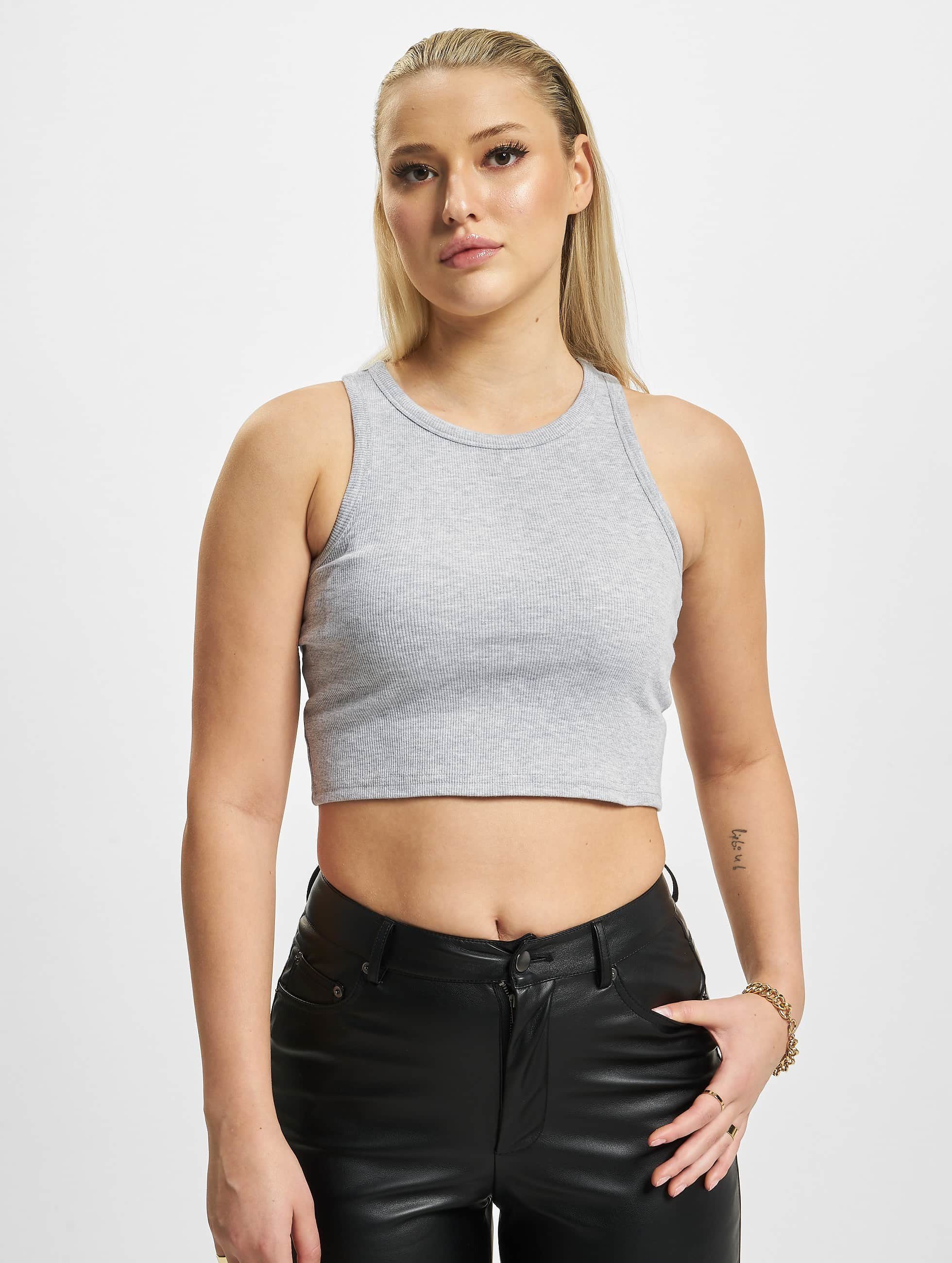 DEF Muskelshirt DEF Damen DEF Inga Ribbed Tanktop (1-tlg)