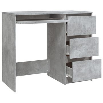 vidaXL Schreibtisch Schreibtisch Betongrau 90x45x76 cm Holzwerkstoff