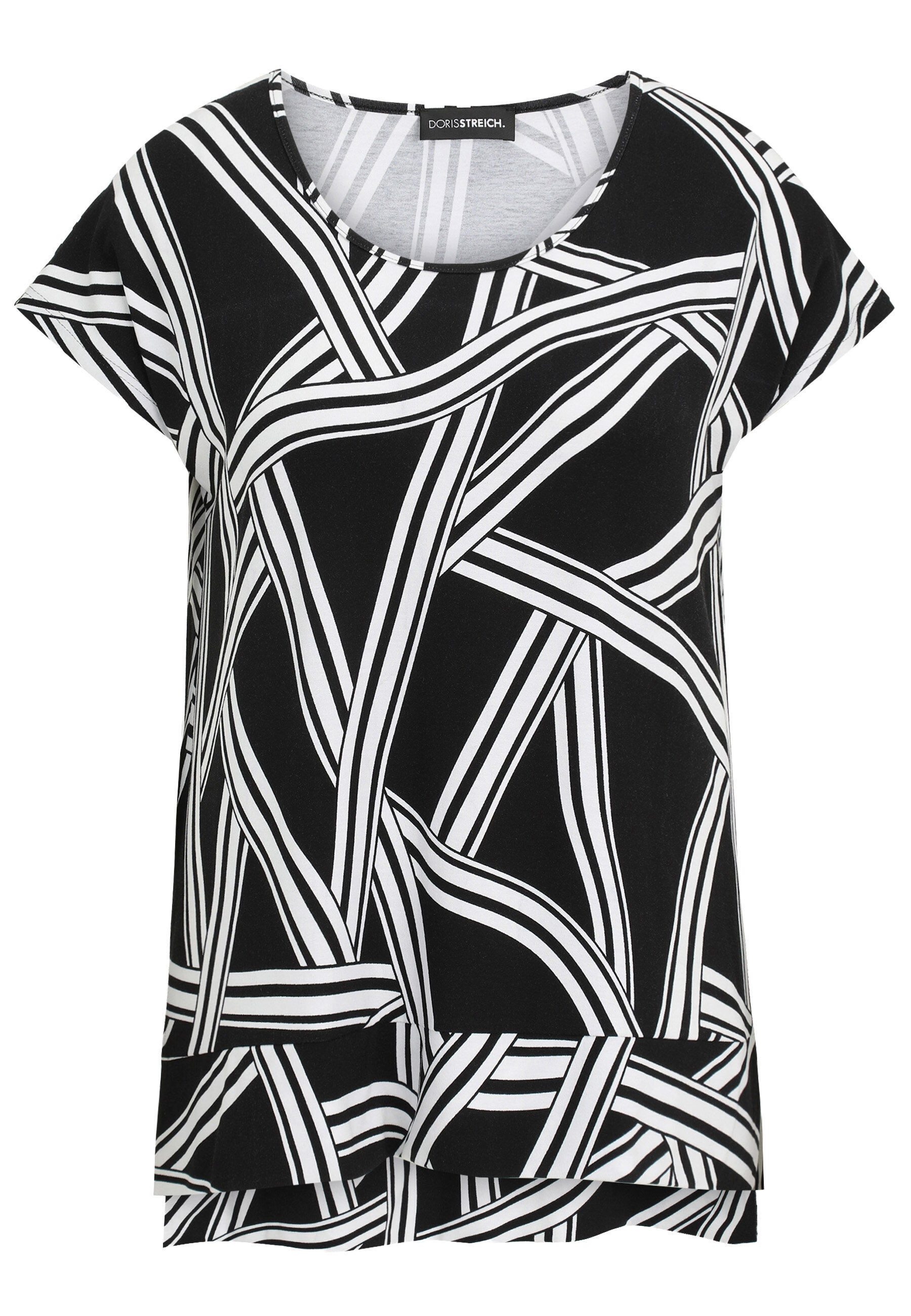 Doris Streich Rundhalsshirt (1-tlg) mit Grafik-Muster
