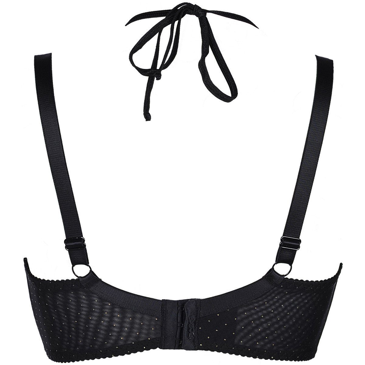 Bustier - bra Size (80E,80F,85D,85E,85F,90B) black Axami V-8661PS Plus Plus Size