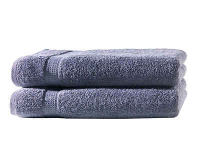 Hometex Premium Textiles Handtuch in Premium Qualität 500 g/m², Feinster Frottier-Stoff 100% Baumwolle, 2x Duschtuch, Kuschelig weich, saugfähig, Extra schwere, flauschige Hotel-Qualität