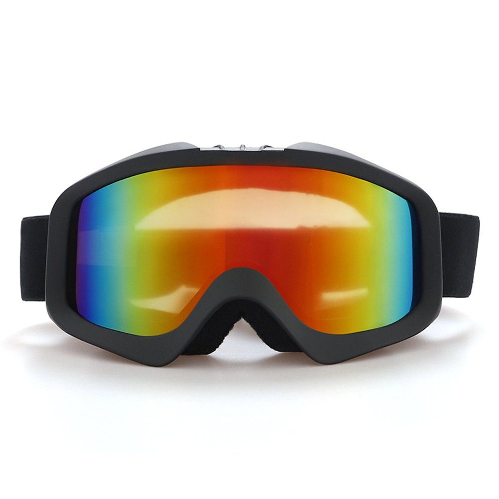 Dekorative Skibrille Schutzbrille Für Erwachsene, Skibrille UV-Schutz, Snowboardbrille, (1-St), UV Schutz, mit praktischer Anti-Beschlag-Beschichtung