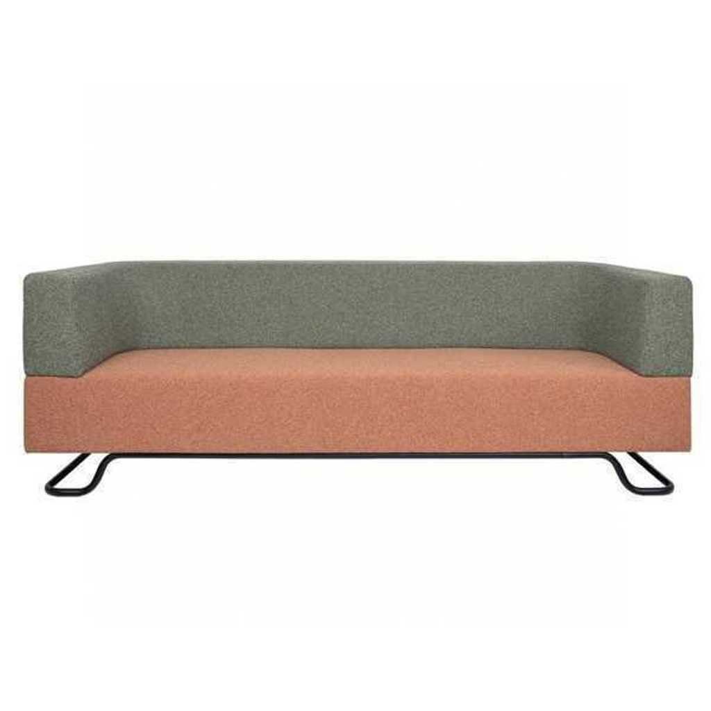 JVmoebel 3-Sitzer Zweifarbiges Sofa Grüner 3-Sotzer Polster Wohnzimmer Designer Couch, 1 Teile, Made in Europa