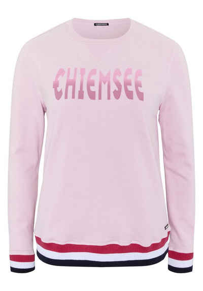 Chiemsee Sweatshirt »mit farblich abgesetztem Bündchen« (1-tlg)