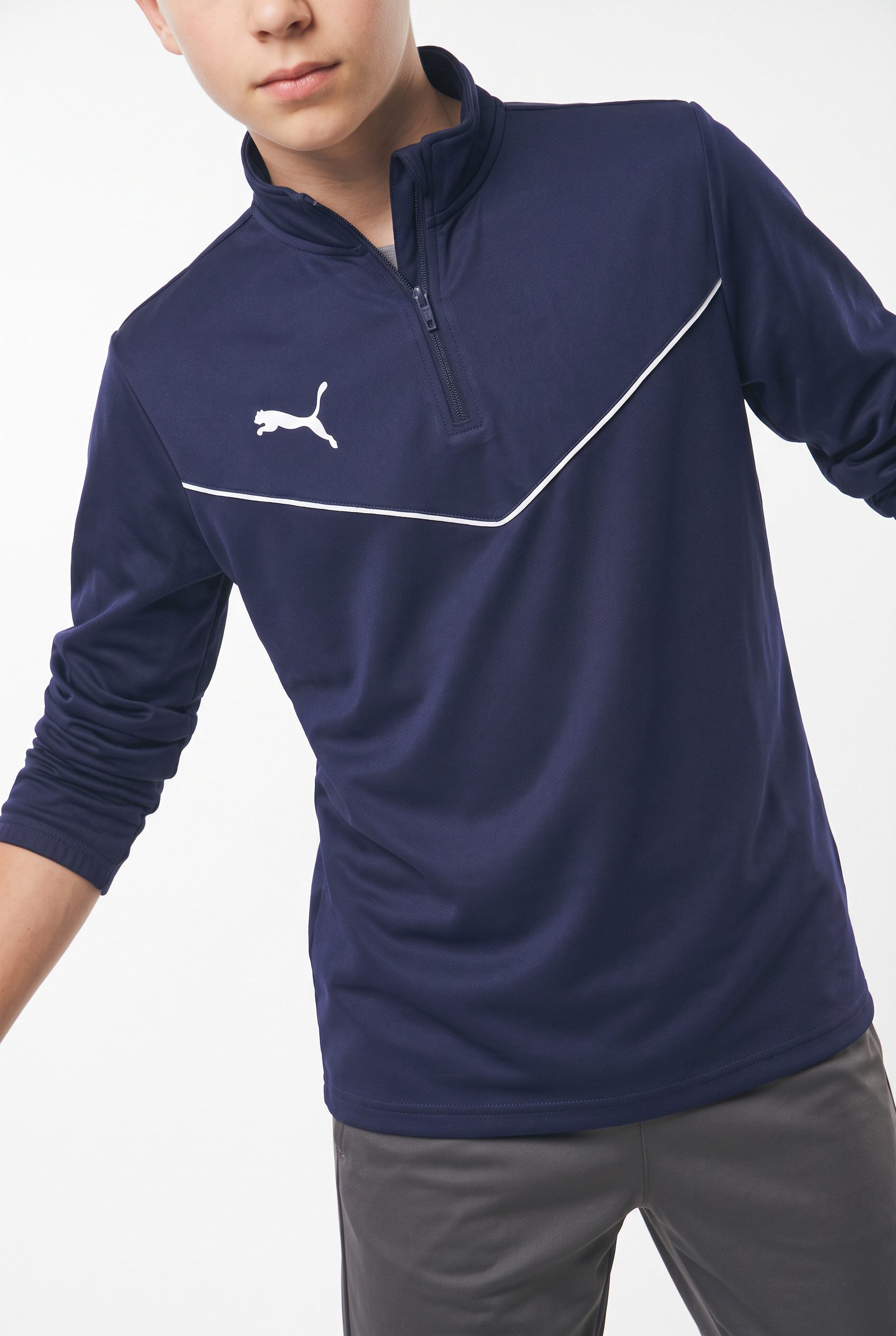 PUMA Langarmshirt TEAMRISE 14 ZIP TOP JR normale Schnittform, Langarm, mit Reißverschluss – Bild 2 von 5