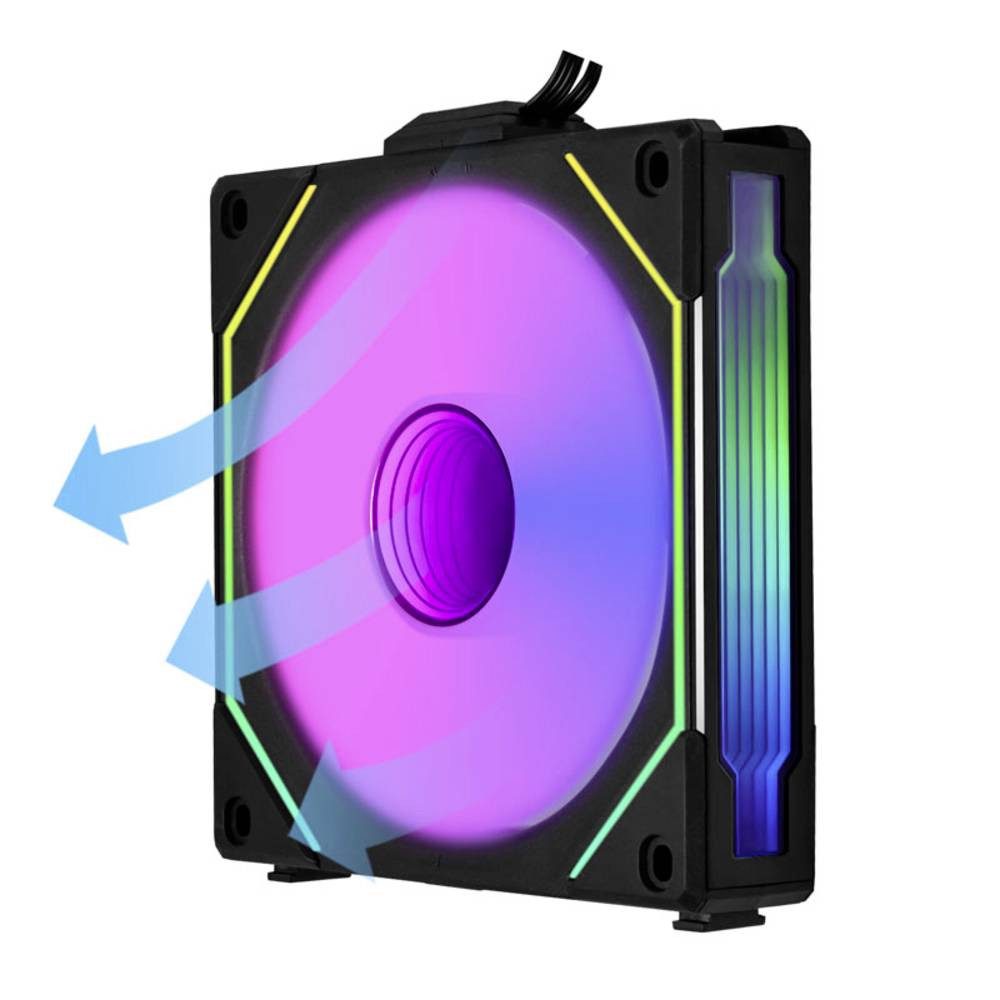 Lian Li Gehäuselüfter UNI FAN SL-INF 120 ARGB Reverse Blade PWM Lüfter - 120mm – Bild 5 von 5