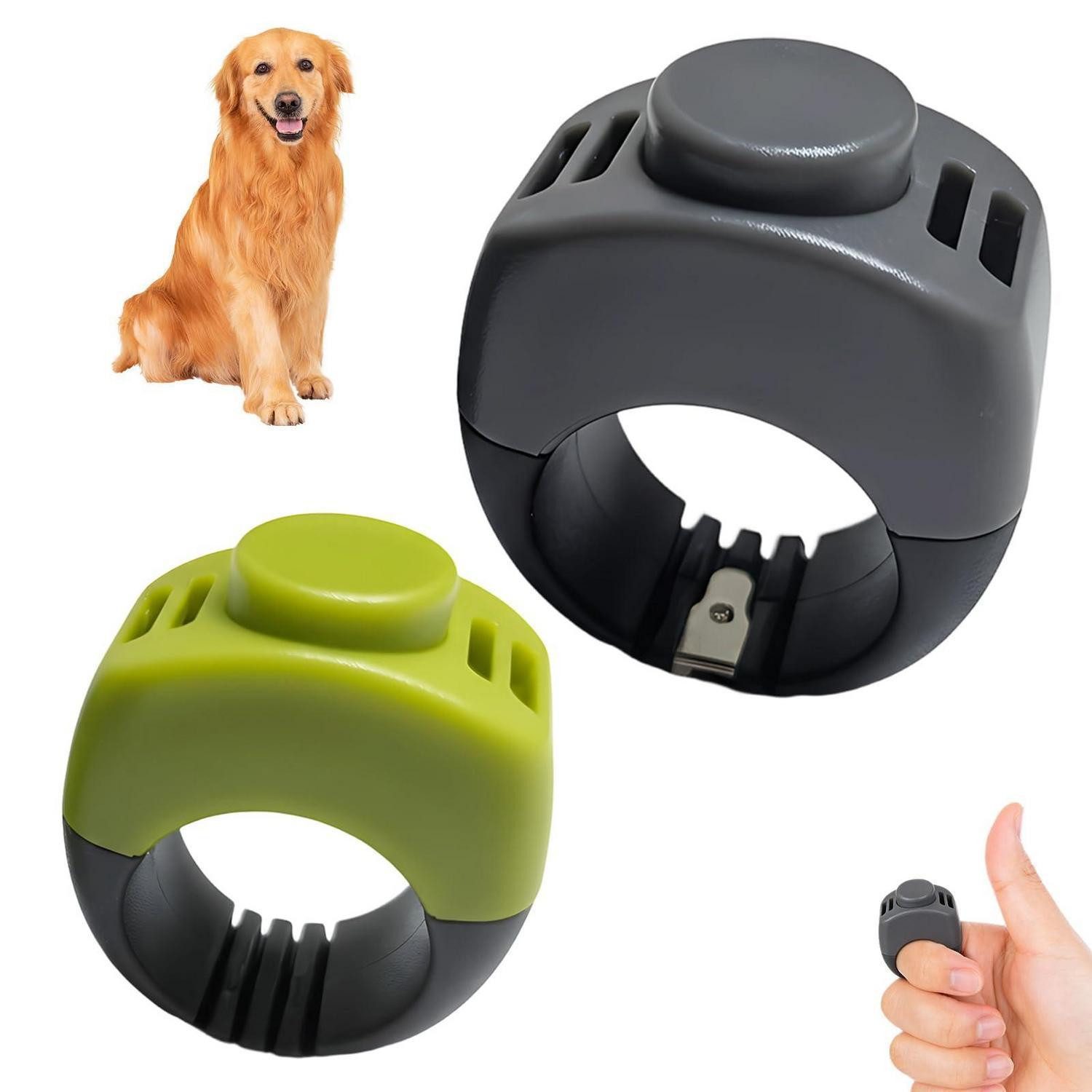 LuxusKollektion Klicker Clicker Hund Trainingsset 2er Ring-Design