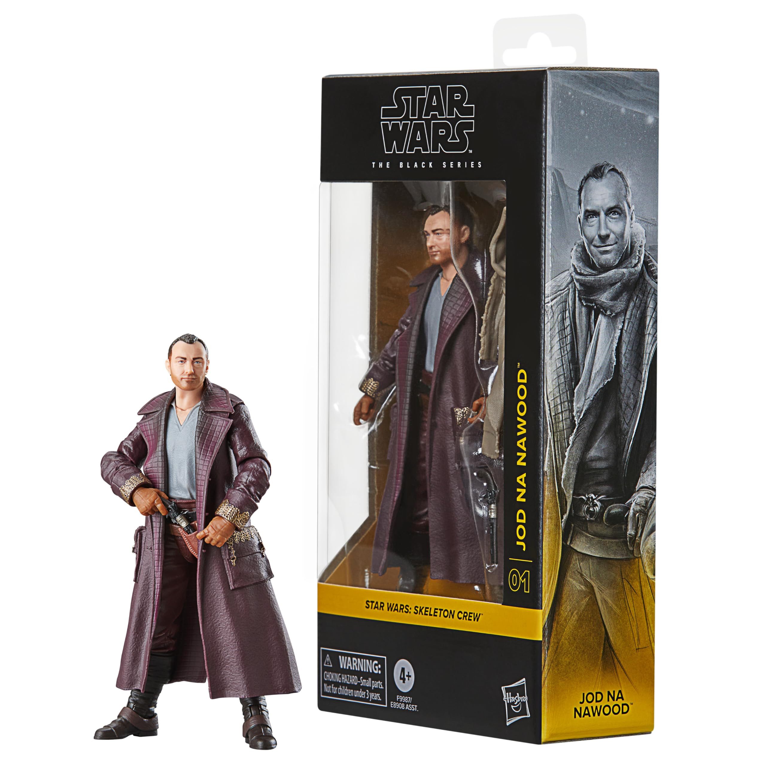 Hasbro Actionfigur The Black Series Jod Na Nawood, detailgetreue Star Wars-Sammelfigur mit vielen Bewegungspunkten