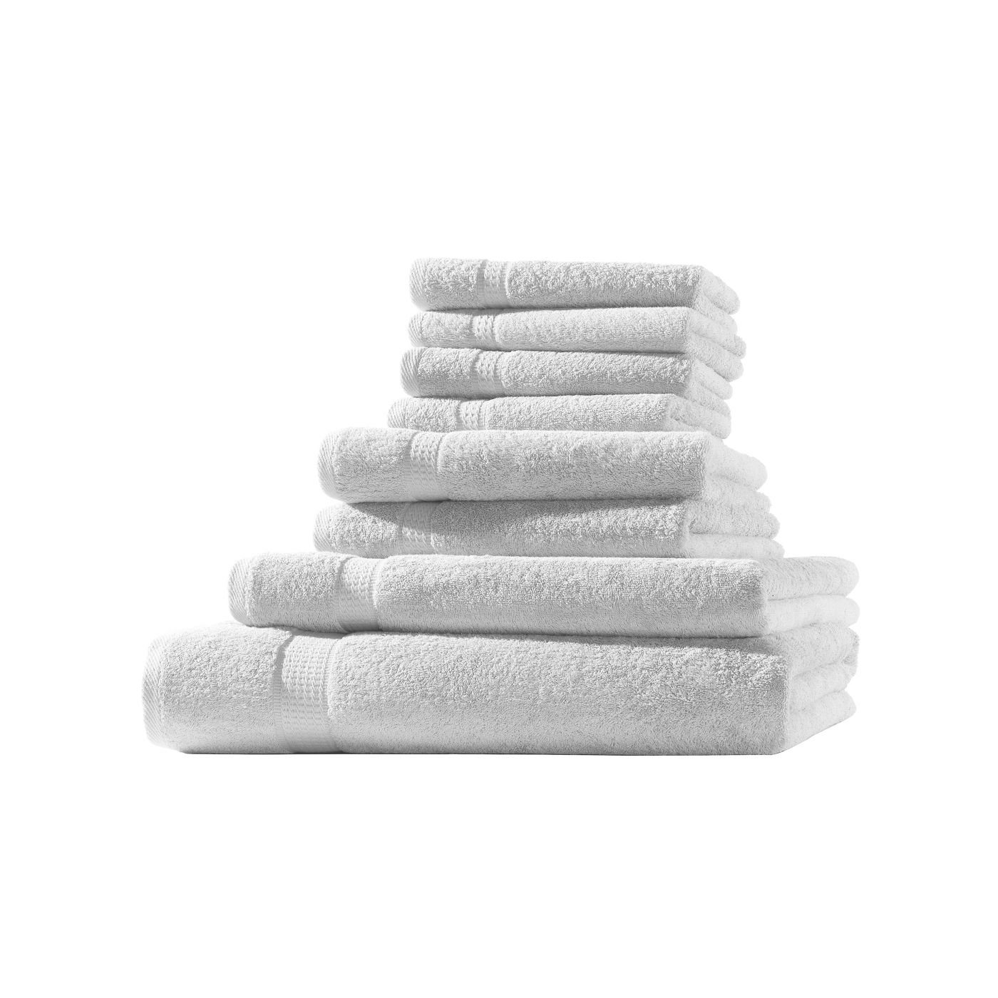100% (1-St) Baumwolle Handtuch mit soma Uni Baumwolle, Bordüre Handtücher Frotteeware Handtuchset,