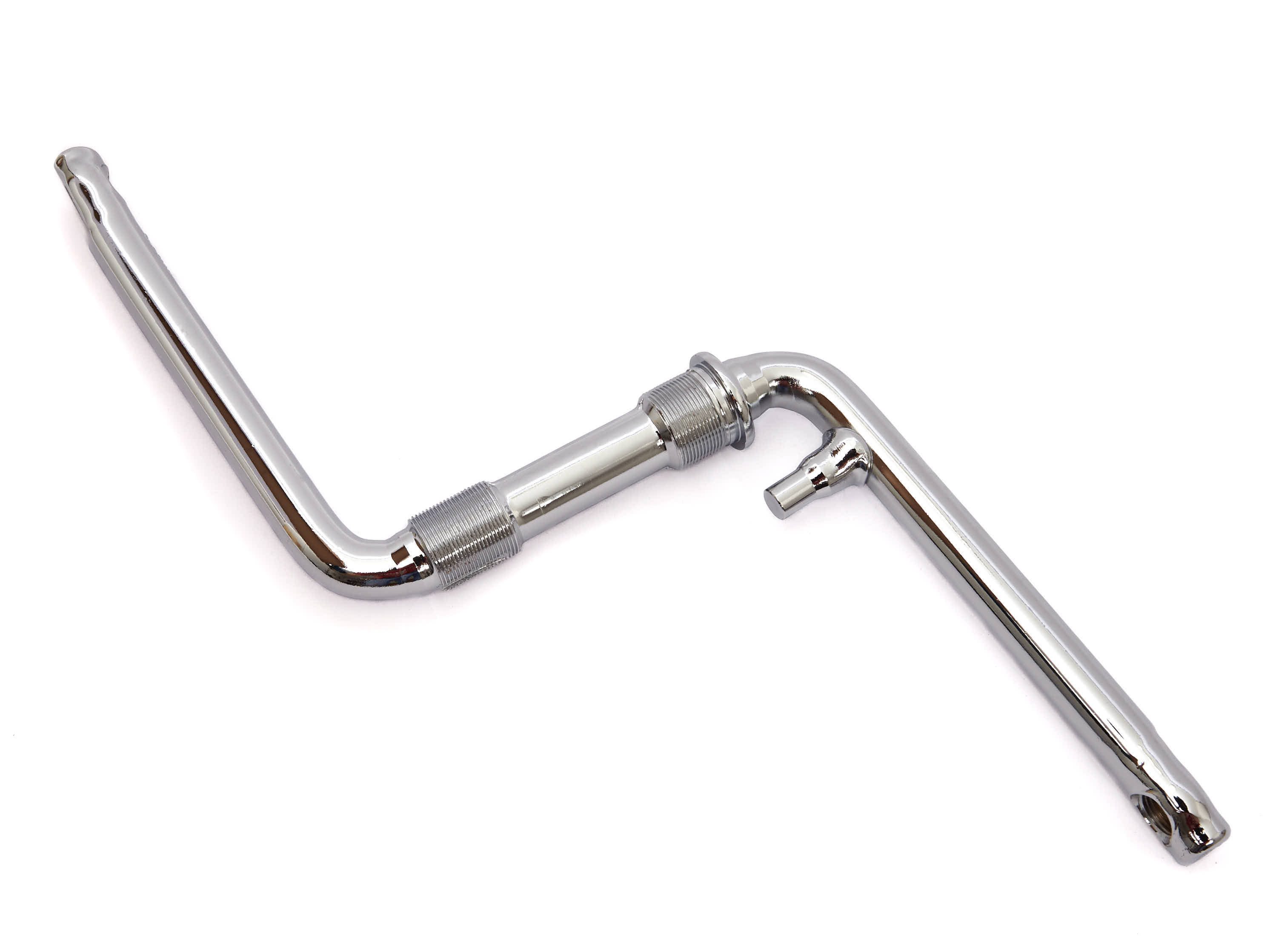 KHEbikes Fahrradkurbel KHE BMX Kurbel PRISM 152mm HiTen Stahl Silber