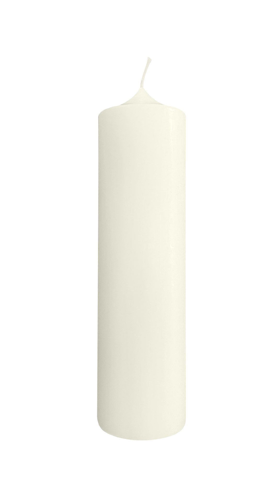 Kopschitz Kerzen Stumpenkerze Laternenkerzen Elfenbein RAL Ø 80 x 300 mm, 1 Stück