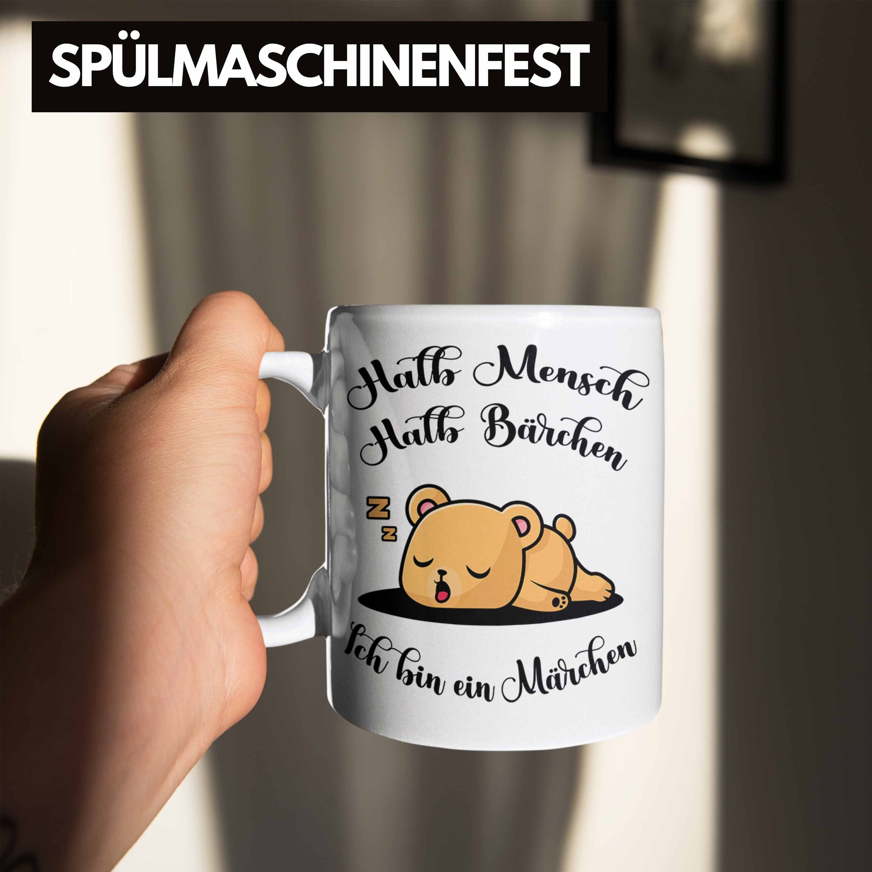 Halb Halb Weiss Bärchen Mensch Geschenk Bärchen Tierliebhaber Trendation Tasse Tasse Süße