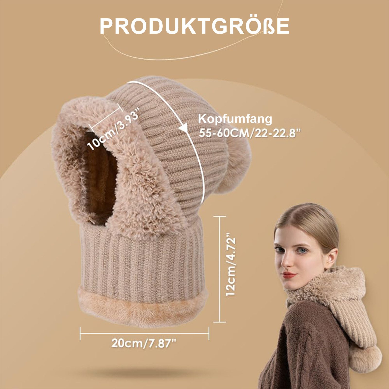 HAUSS SPOLE Sturmhaube Wintersportmütze mit atmungsaktiv Strickmützen Turba günstig online kaufen