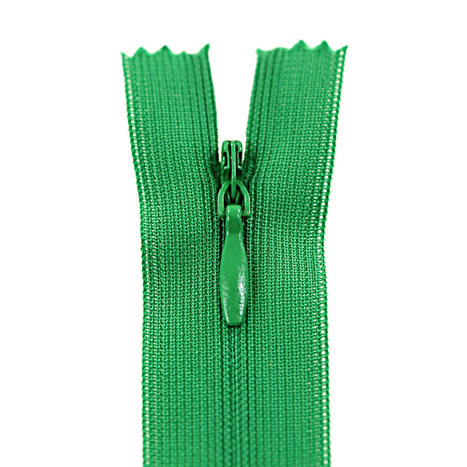 maDDma Reißverschluss 1 Reißverschluss spiral verdeckt 20cm, unteilbar, unsichtbar, 243 kobold grün