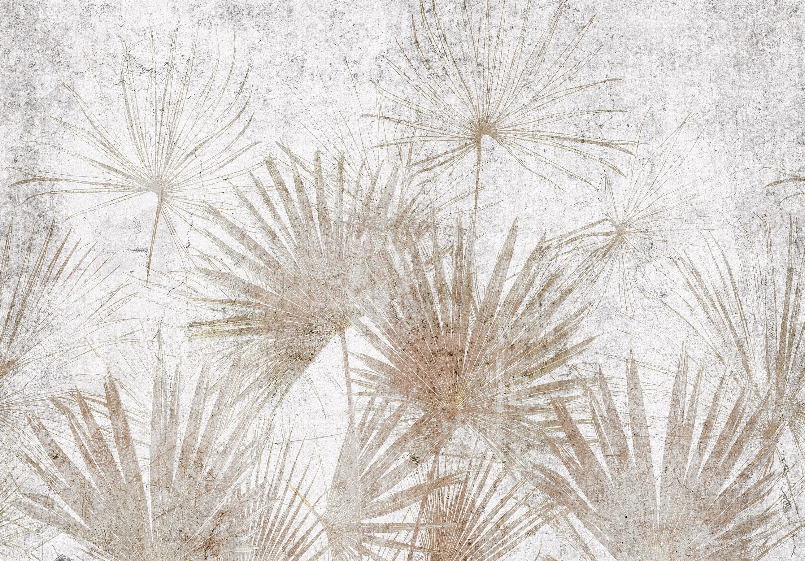 Wallarena Fototapete Blätter Grau Modern Vlies Tapete Wohnzimmer Schlafzimmer Wandtapete, Glatt Vlies oder Struktur Vinyl, Blätter, Grau, Modern, (Vlies Fototapete, Vlies Fototapete), Vliestapete grau Wohnzimmer Schlafzimmer Küche Tapete + Kleister