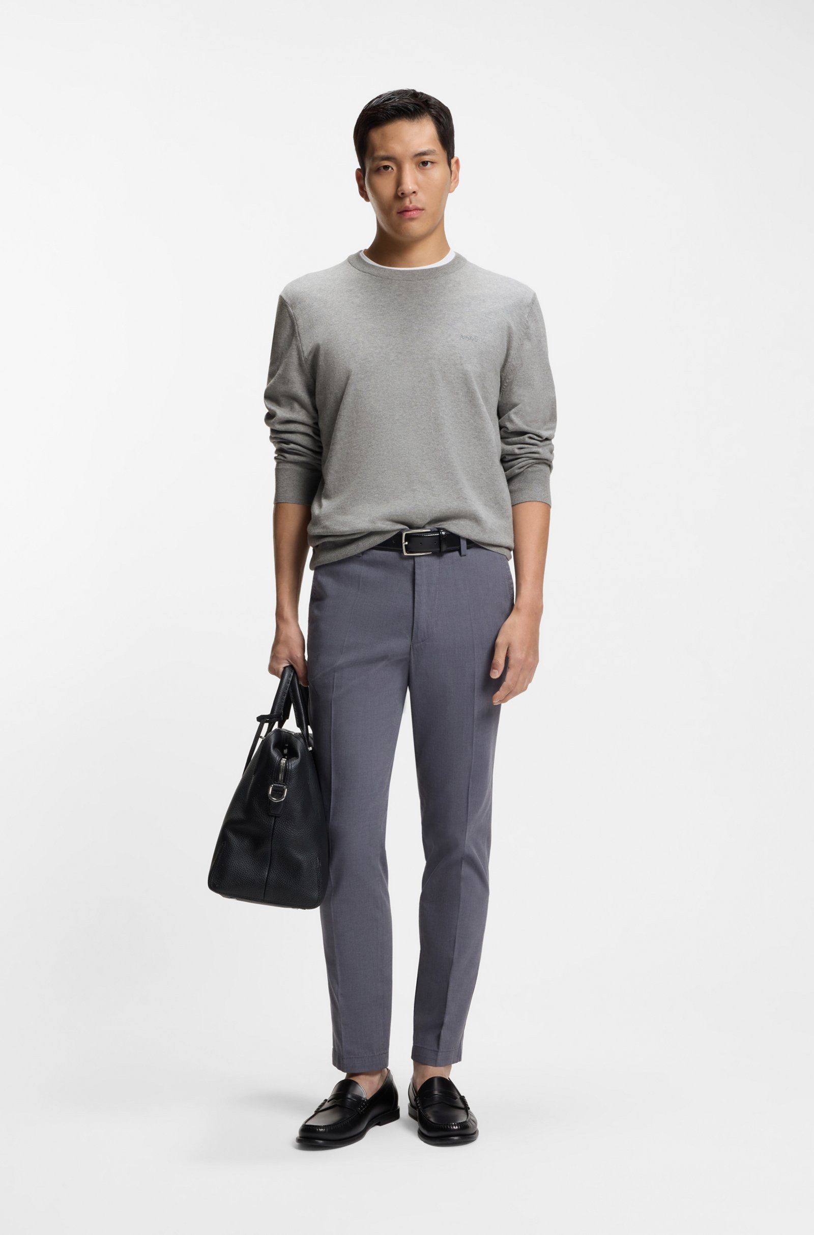 BOSS Strickpullover Upacas-L (1-tlg)