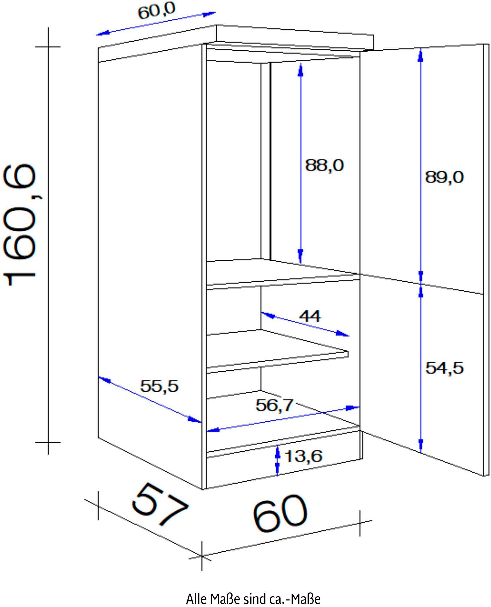 Samoa 60 cm Breite Flex-Well Kühlumbauschrank