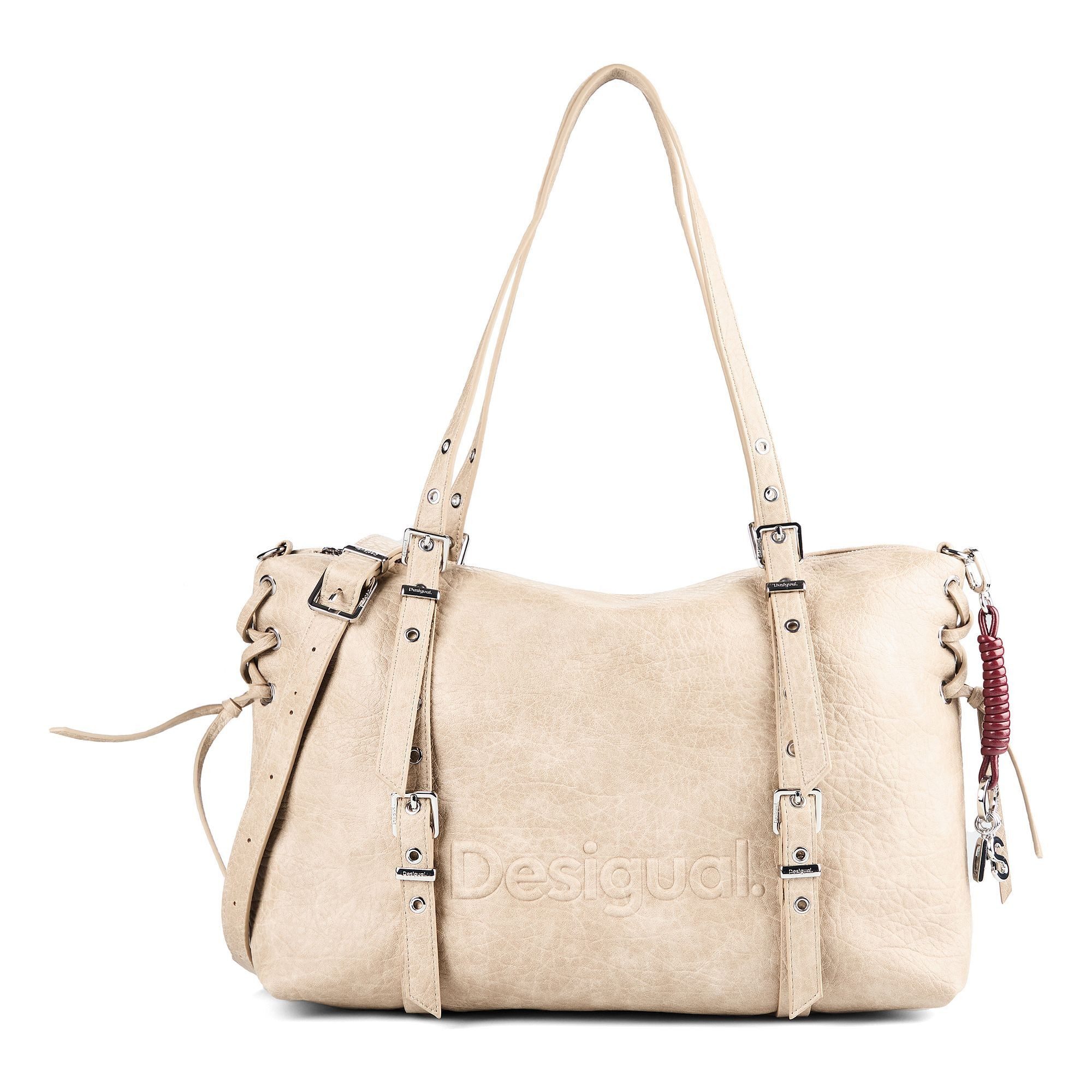 Desigual Schultertasche Half Logo, Polyurethan